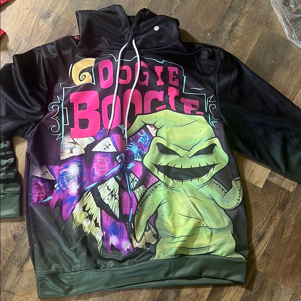 Oogie Boogie Hoodie - Black and Green